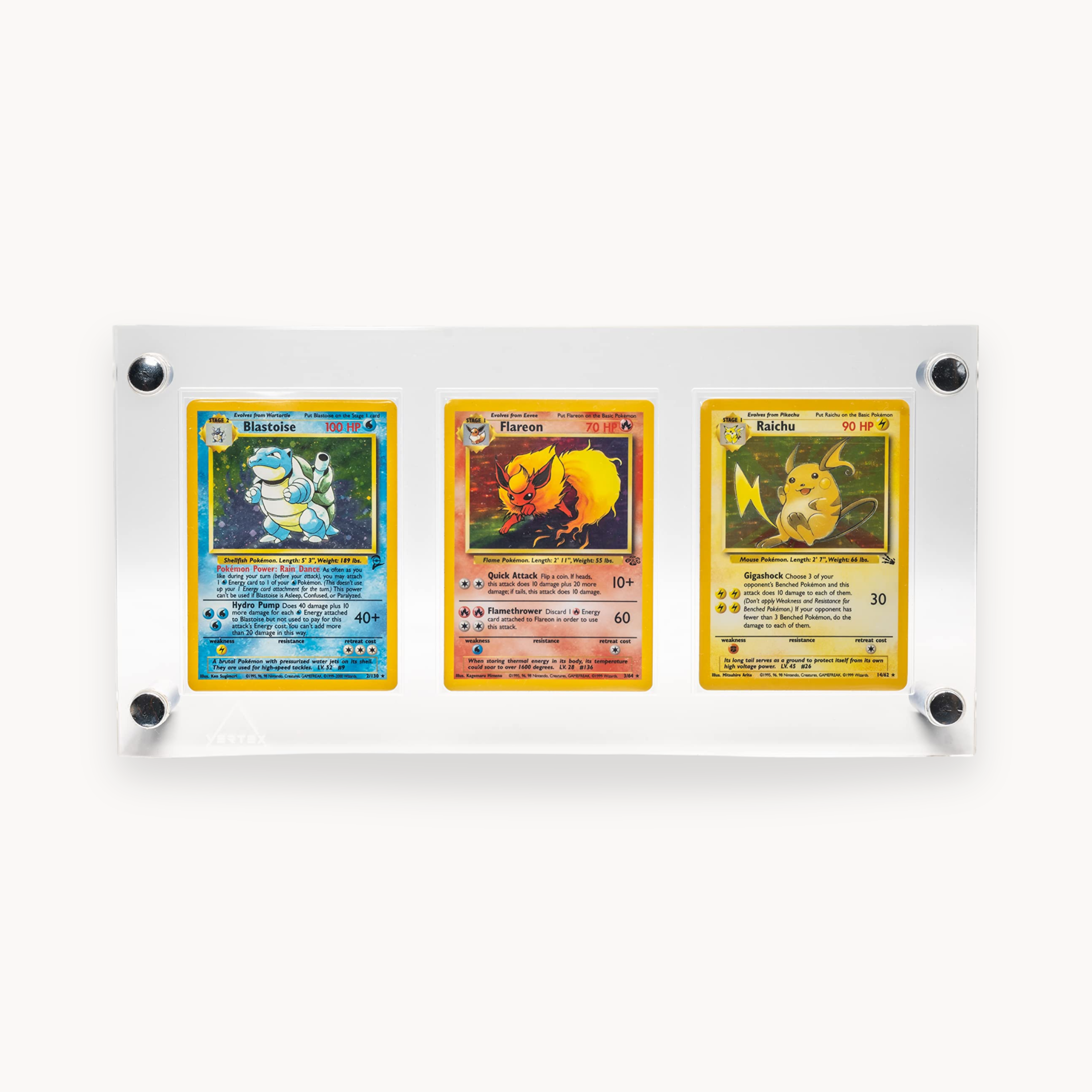 3 card display